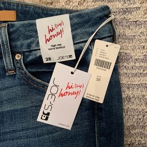 NWT Joe’s Jeans Bootcut Honey Curvy 28